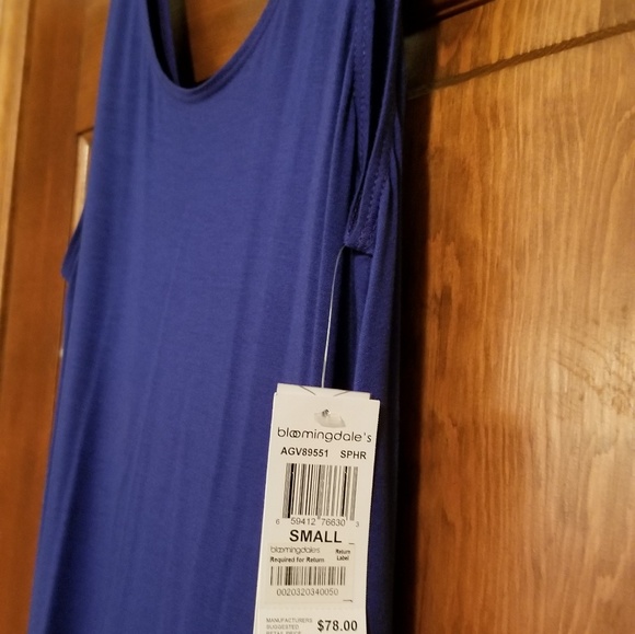 Summer casual dress with tags - Royal blue - Picture 3 of 3